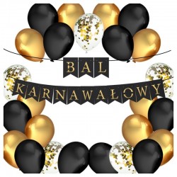 Napis Bal karnawałowy 